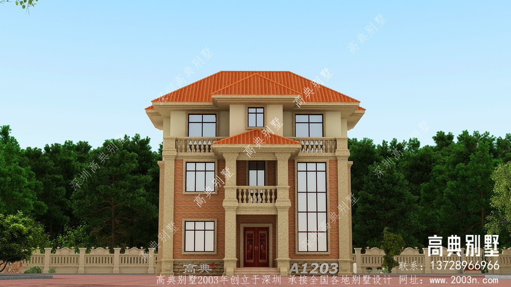 大方洋气又舒适，建一栋气势碾压全村