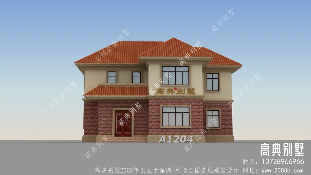 还在为建不起别墅烦恼？欧式两层别墅，人人都建的起