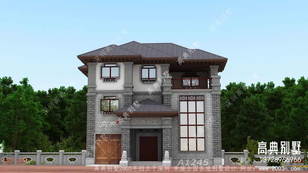 中式别墅这样建，新颖不老气