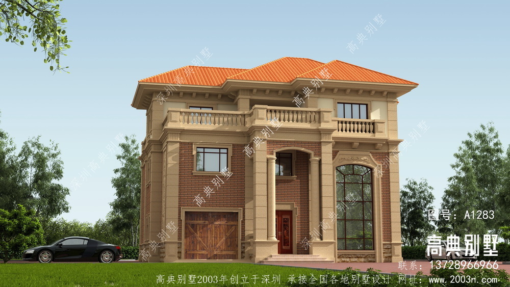 农村自建别墅的首选是什么？自然是法式风格三层别墅