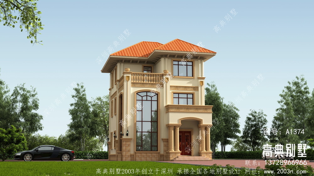 该怎么建90多平方米欧式风格别墅呢？