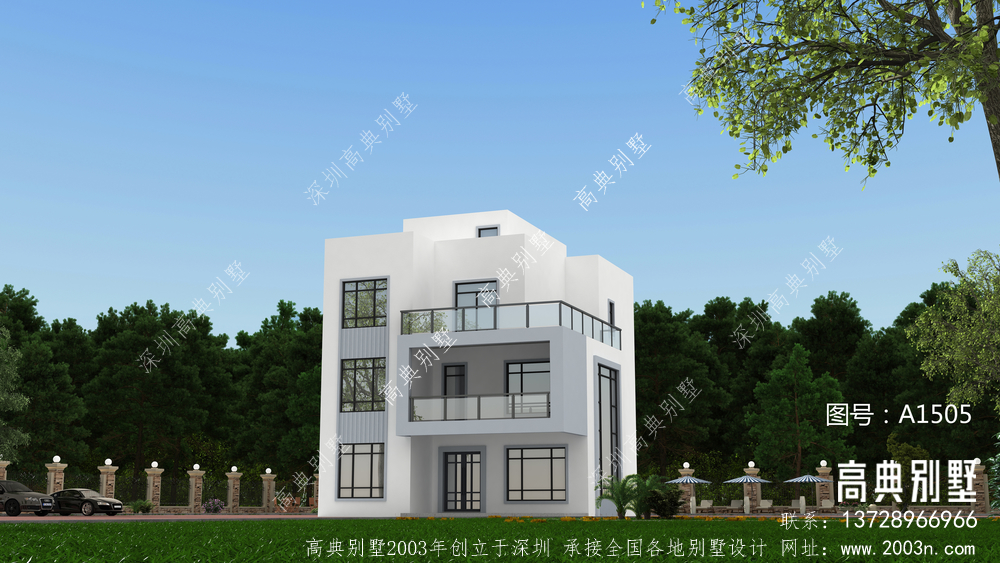 三层自建别墅，现代风格和中式风格对比，您会如何选择？
