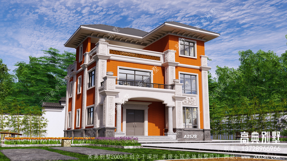 中式三层别墅设计图纸农村自建房设计全套施工效果图