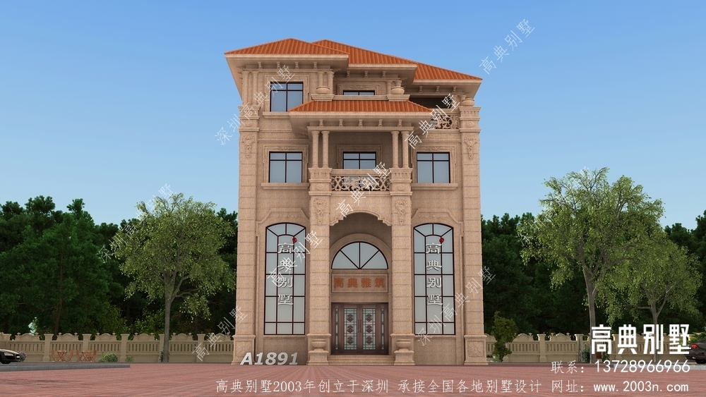 老家建一栋这样的别墅，娴雅温情好惬意