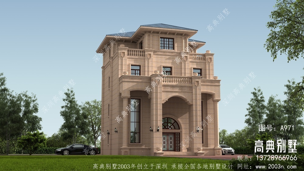四层别墅怎么建？看这款外型大气室内功能齐全的