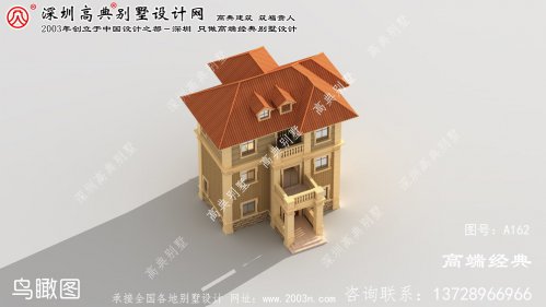 吴江市三层豪华大气的欧式别墅设计，田园外观
