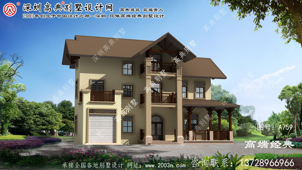 寿县农村别墅围墙设计图