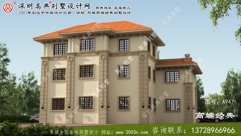 南城县独栋别墅车库效果图	