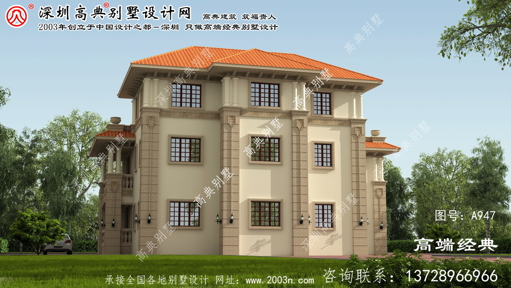 南城县独栋别墅车库效果图	
