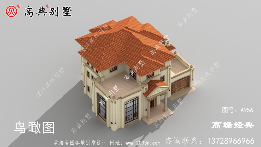 农村三的别墅图	