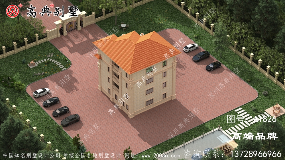 农村自建房设计图三层这样美好的生活环境 ，都是大家向往的。