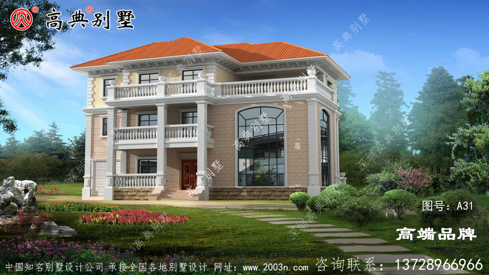农村建房设计图纸建起来就非常气派。