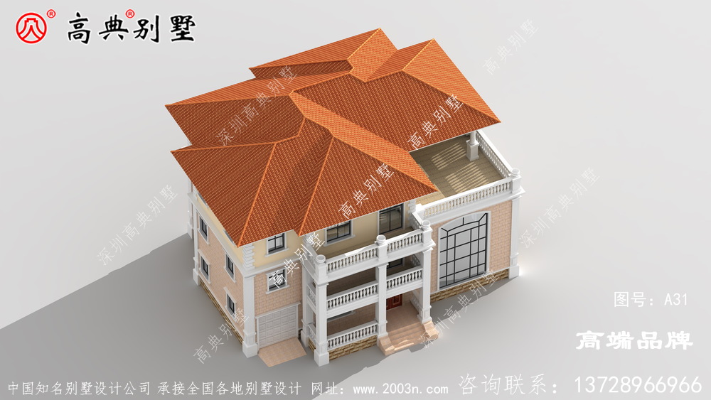 农村建房设计图纸建起来就非常气派。