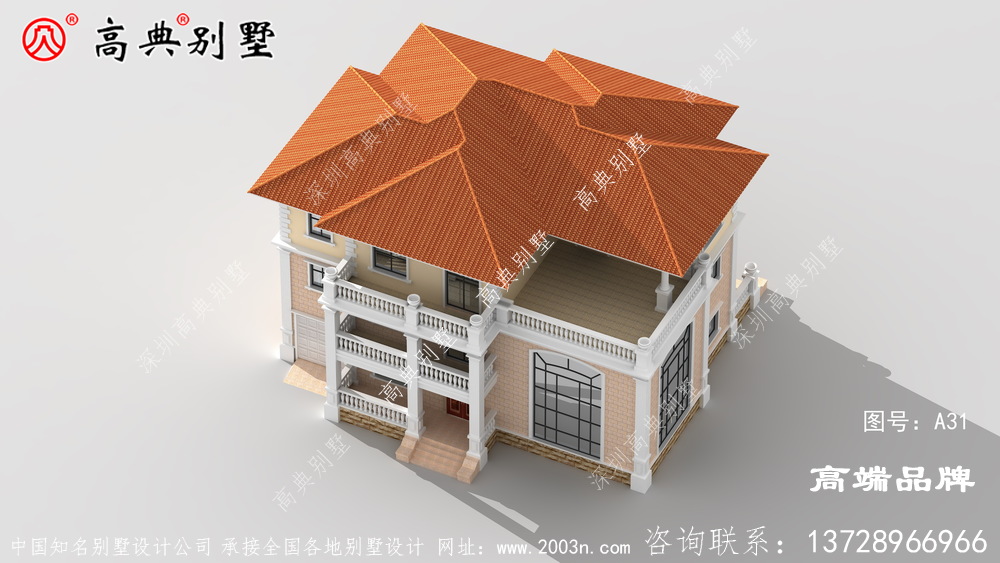 农村建房设计图纸建起来就非常气派。