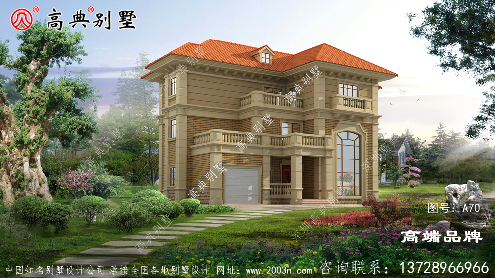 最新农村建房子设计图门亭设计精致