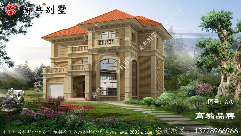 最新农村建房子设计图门亭设计精致