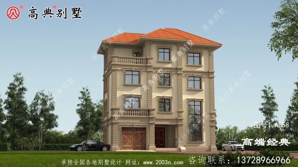 大户型四层别墅非常适合一家子温馨入住
