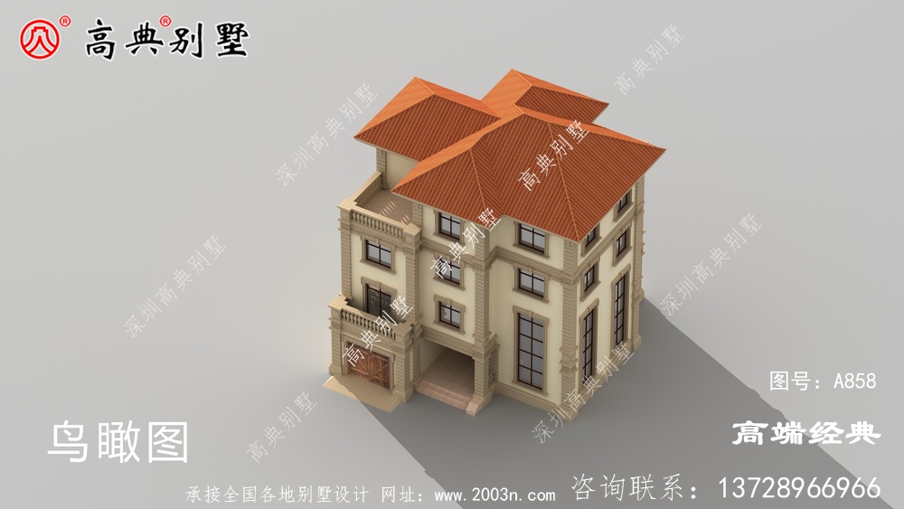 大户型四层别墅非常适合一家子温馨入住