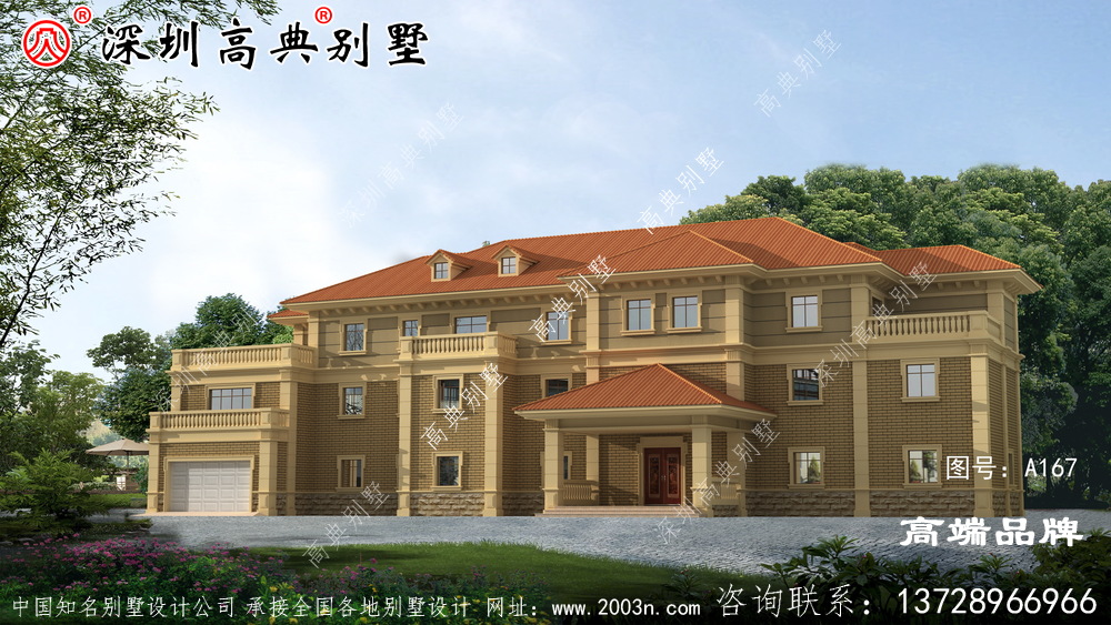 2021年新款三层别墅设计图纸，功能齐全，让农村房屋变的不在普通
