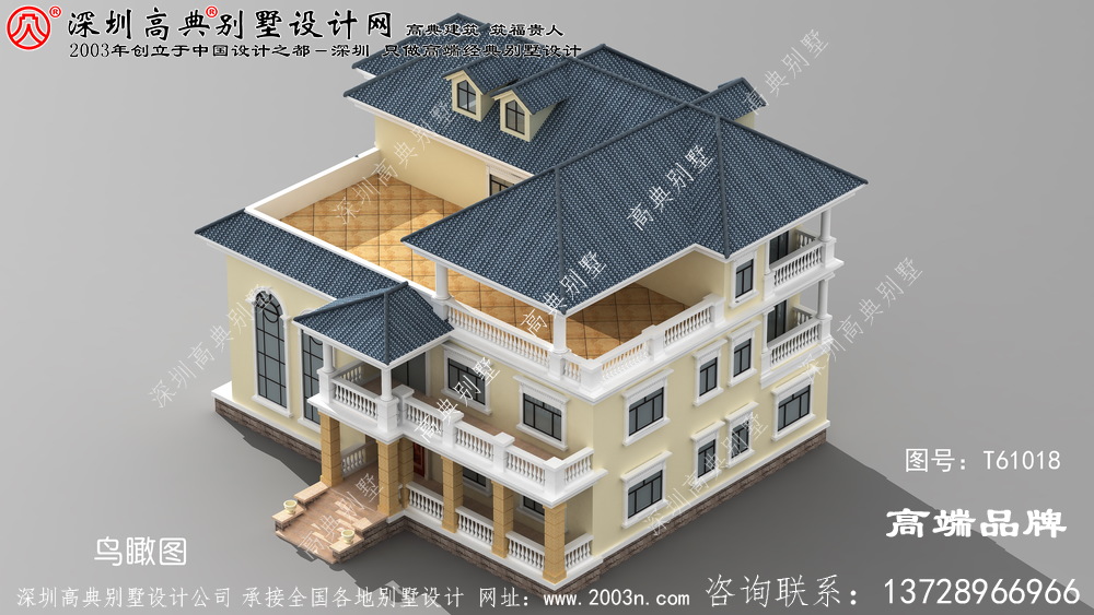 农村三层复式自建房屋设计图，主体造价在70万左右。
