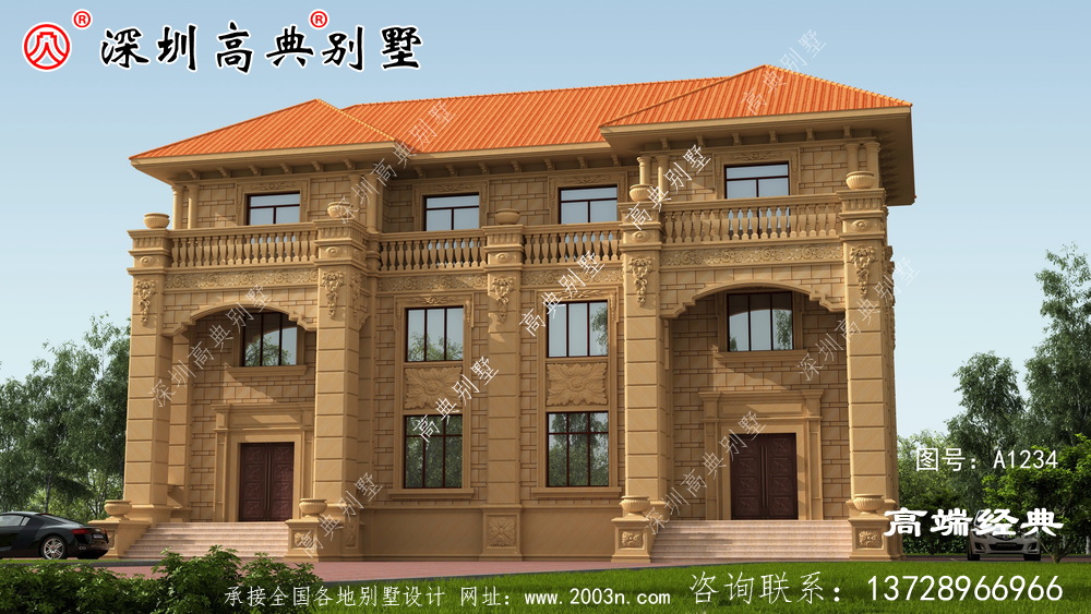 乡下欧式房屋设计图，建房首选