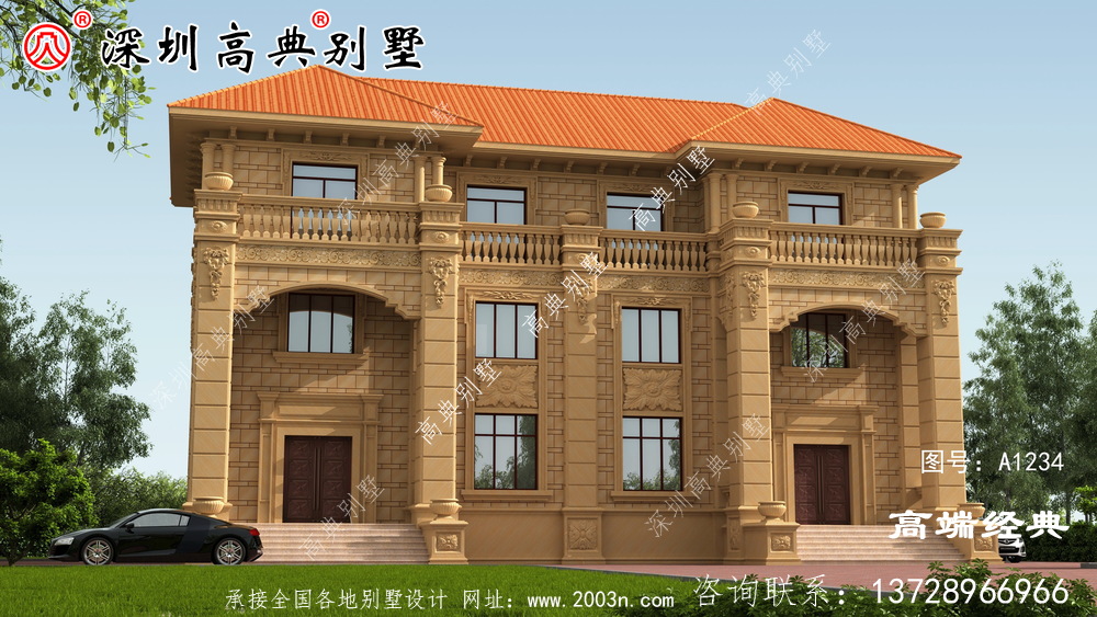 乡下欧式房屋设计图，建房首选