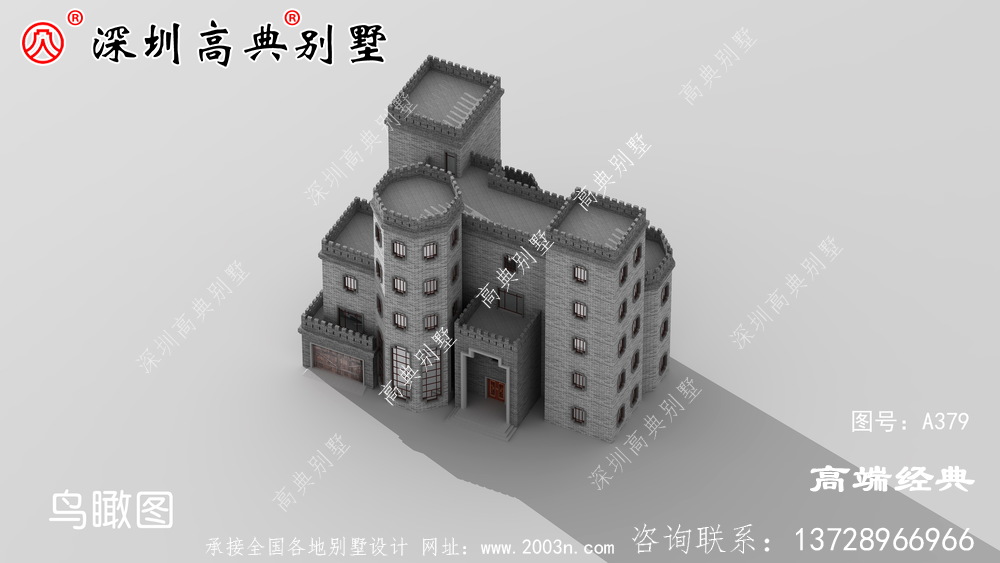 高档五层豪华别墅图片，在家乡成就一道靓丽的风景线