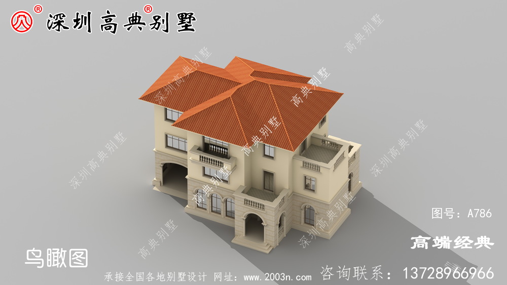 三层复式别墅布局图，农村经典布局，全家老小都喜欢。
