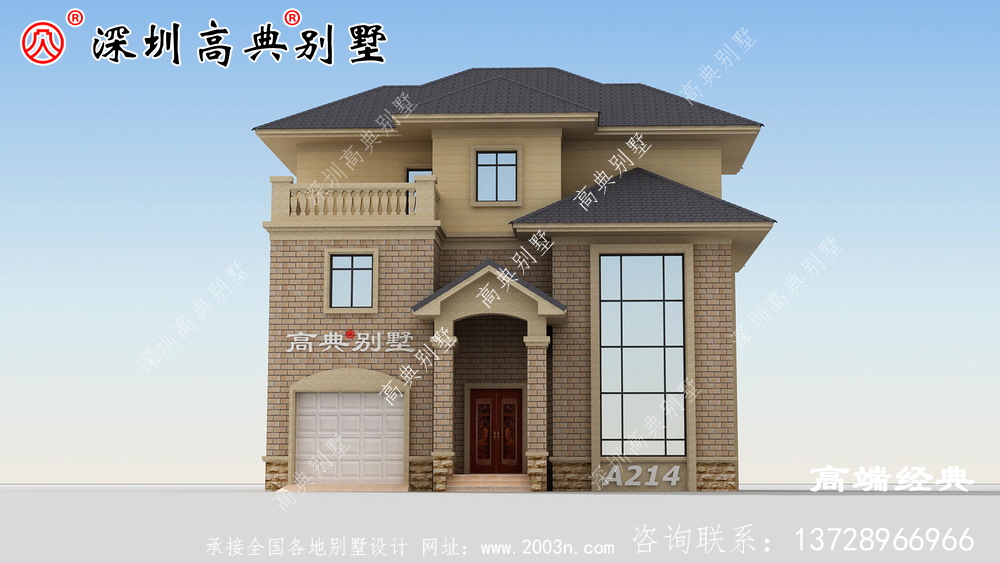 外观别墅凹凸设计，更具质感