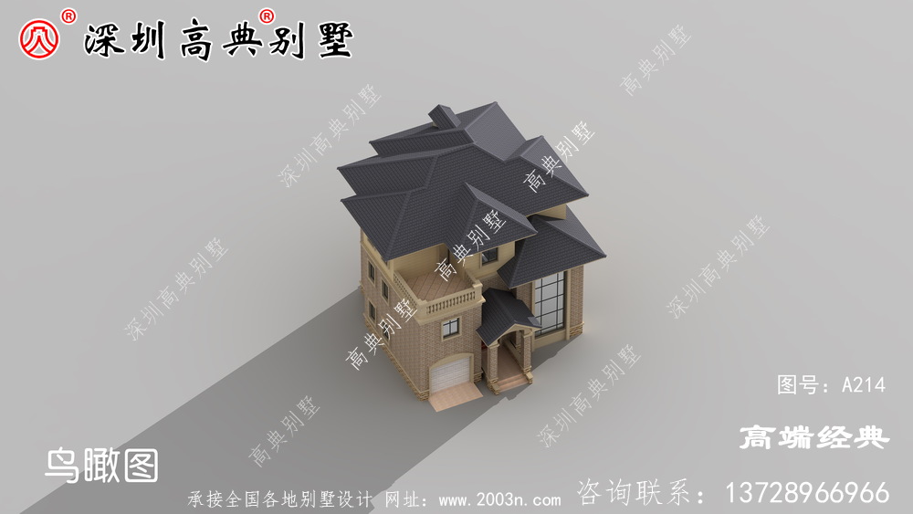 外观别墅凹凸设计，更具质感