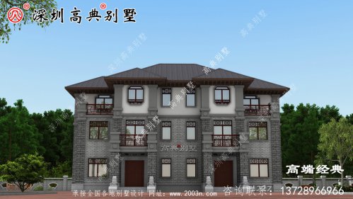 乡村三层楼的设计图，盖房子是大事，不能马虎