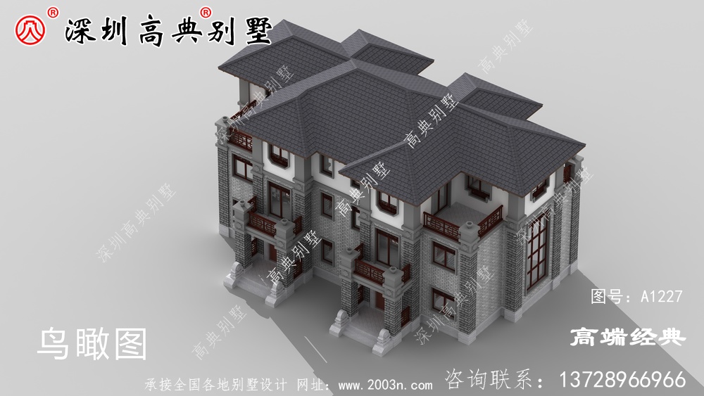 乡村三层楼的设计图，盖房子是大事，不能马虎。