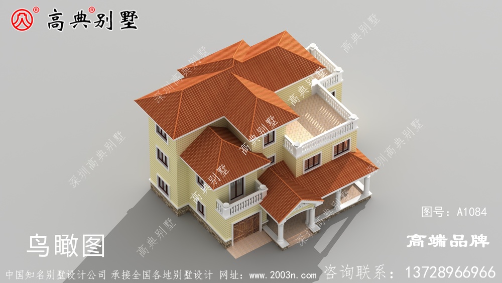 农村三层别墅图纸,小洋房式的韵味