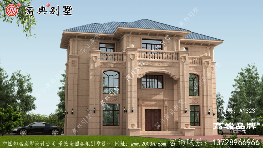 让你一见就心动的三层欧式别墅，美观大气