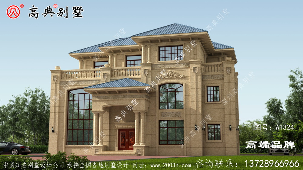 让你一见就心动的三层欧式别墅，美观大气
