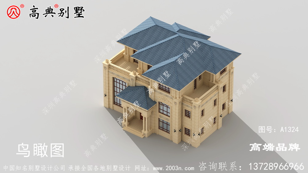 让你一见就心动的三层欧式别墅，美观大气
