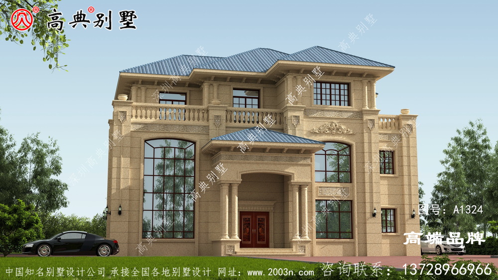 让你一见就心动的三层欧式别墅，美观大气
