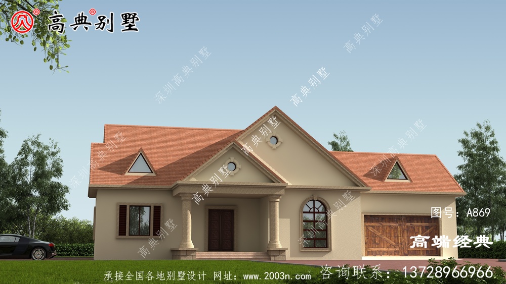 下面这款两层别墅，网友们的评价:这是为年轻人量身定做的！