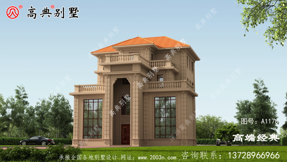 这座别墅，外观美观，布局好。还有什么可挑剔的？