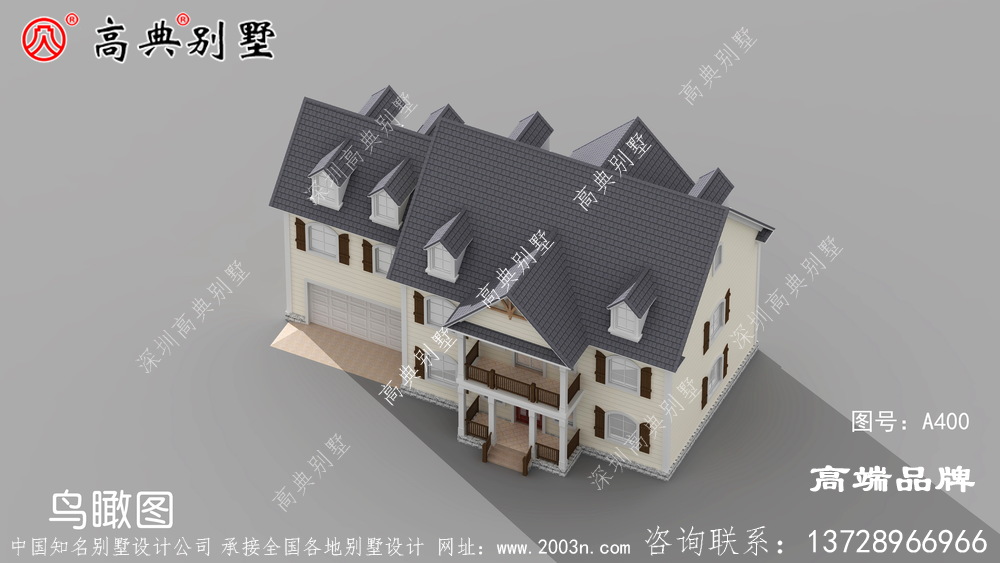 乡村两层自建别墅设计图，耐看又实用，建房首选