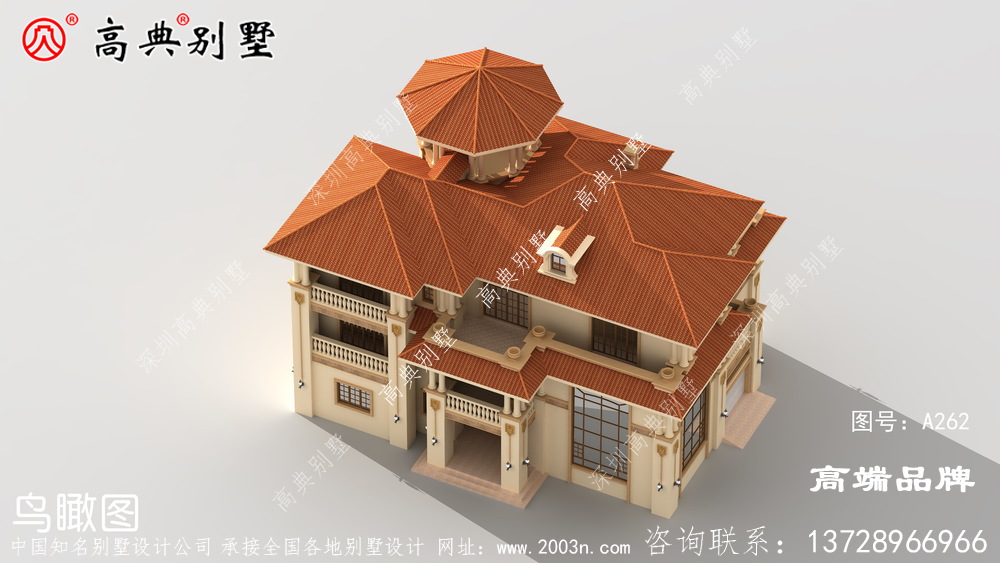 建一栋这样的房子在绿意盎然中，别提多美了